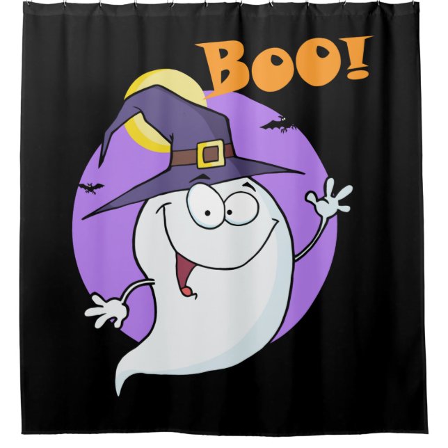 Cortina De Ducha Boo Scary Fun Ghost (Anverso)