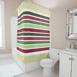 Cortina De Ducha Borgoña blanca crema