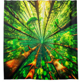 Cortina De Ducha Bosque