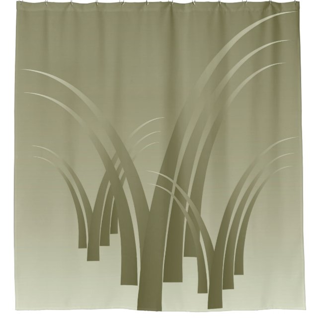 Cortina De Ducha Bosque dorado (Anverso)