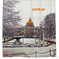 Boston State House en invierno