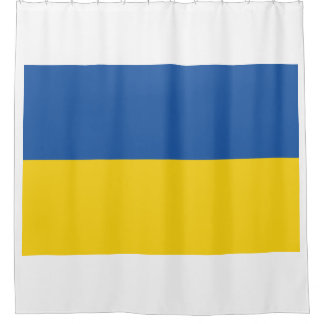 Cortina De Ducha Botón Bandera de Ucrania