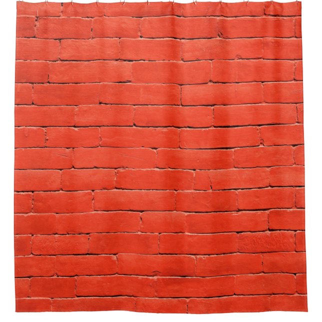 Cortina De Ducha Brick wall wall red bricks (Anverso)