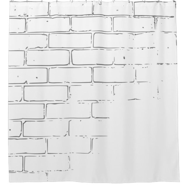 Cortina De Ducha Bricks wall texture background (Anverso)