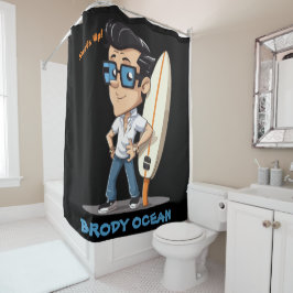 Cortina De Ducha Brody Ocean Wavecrest