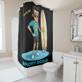 Cortina De Ducha Brody Ocean Wavecrest