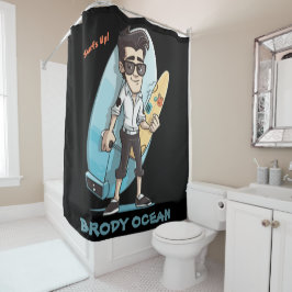 Cortina De Ducha Brody Ocean Wavecrest