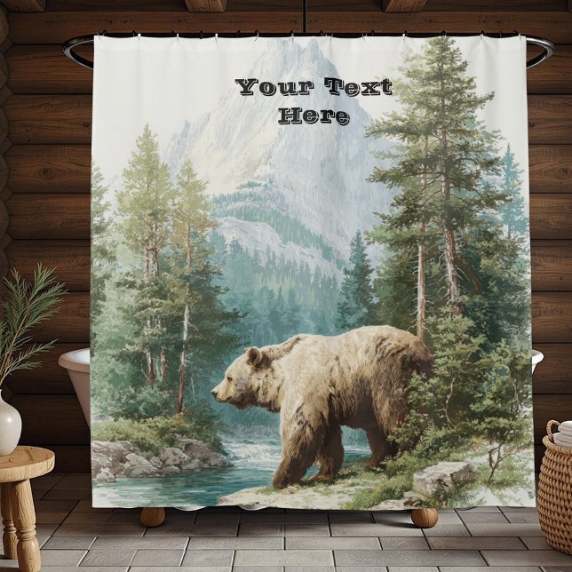 Cortina De Ducha Brown Bear (Brown Bear Collection)