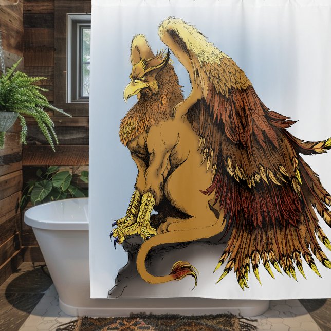 Cortina De Ducha Brown Griffin Fantasy (Subido por el creador)