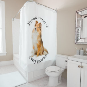 Cortina De Ducha Buen chico Sheltie