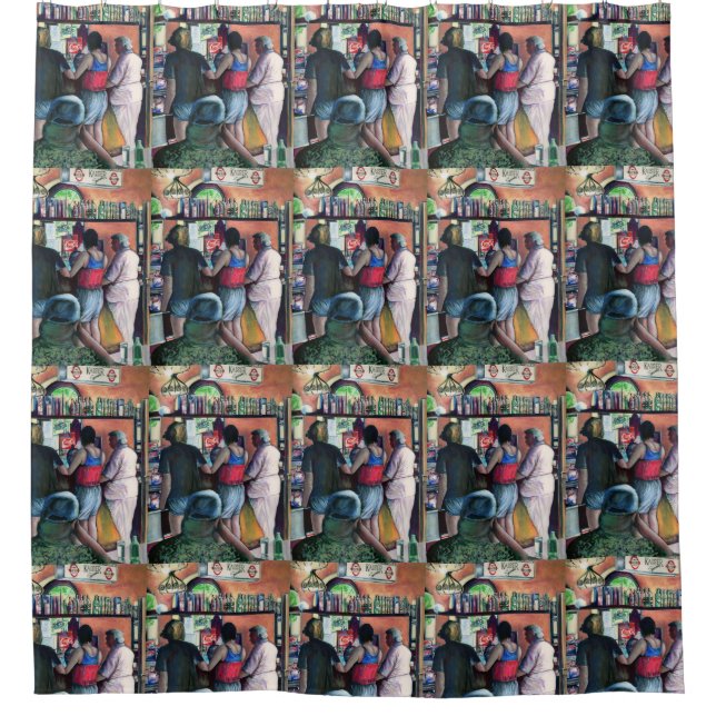 Cortina De Ducha Buffe de golf, Budapest (Anverso)