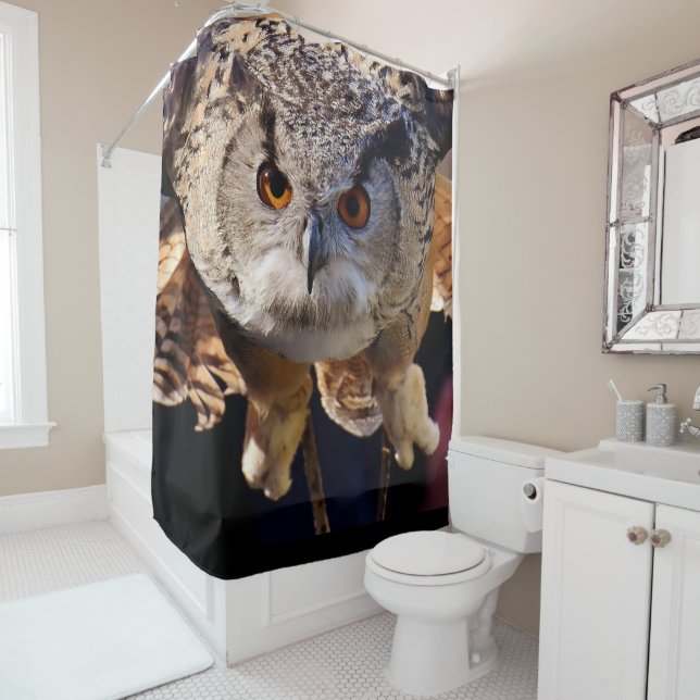 Cortina De Ducha Búho (In situ)
