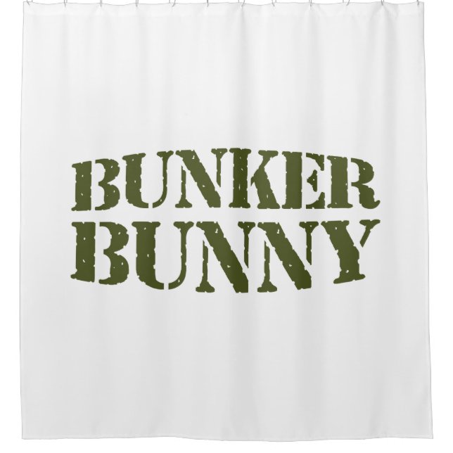 CORTINA DE DUCHA BUNKER BUNNY (Anverso)