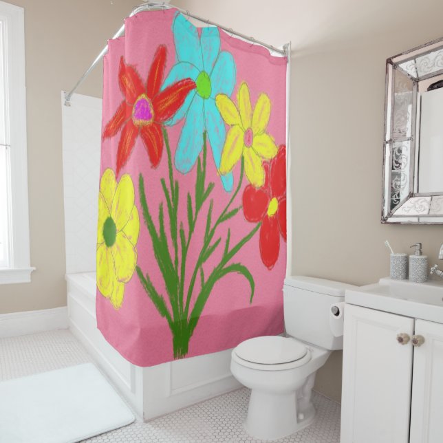 Cortina De Ducha Buque de primavera (In situ)