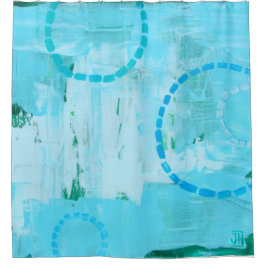 Cortina de ducha "burbujas lunares"