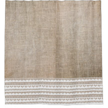 Cortina de ducha Burlap y Trim