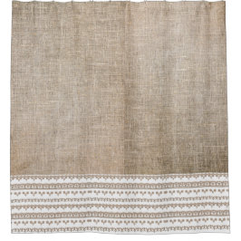 Cortina de ducha Burlap y Trim