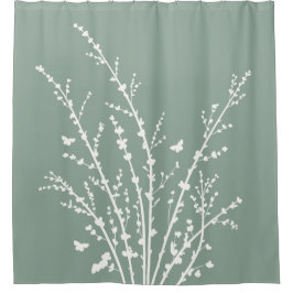 Cortina De Ducha  Butterflies and Branches Custom Colors