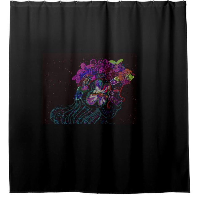 Cortina De Ducha Butterfly Princess Shower Curtain (Anverso)