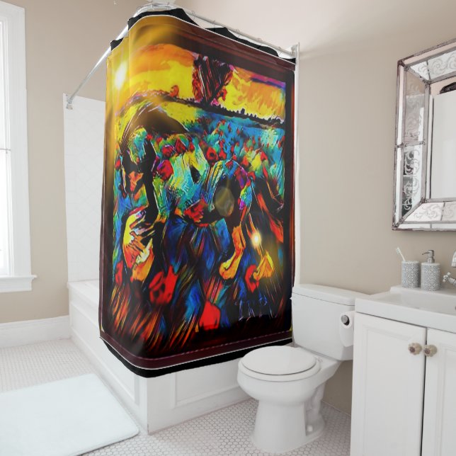 Cortina De Ducha Caballo Freshtastic 01-01 (In situ)