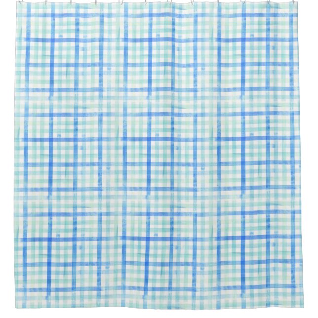 Cortina De Ducha Cabaña de playa en franja acuática costera (Anverso)