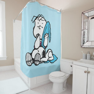 Cortina De Ducha Cacahuetes   Linus & Snoopy