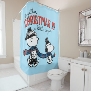 Cortina De Ducha Cacahuetes Snoopy & Charlie Brown Winter Scarf