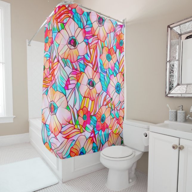 Cortina De Ducha Cachorros de vidrio templado (In situ)