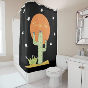 Cortina De Ducha Cactus del desierto Sun Thunder_Cove