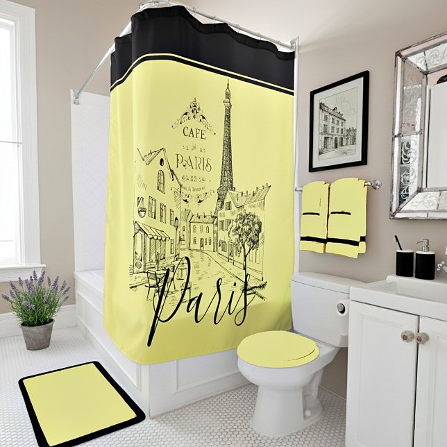 Cortina De Ducha Cafe Paris Shower Curtain (Subido por el creador)