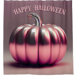Cortina De Ducha Calabaza rosa brillante