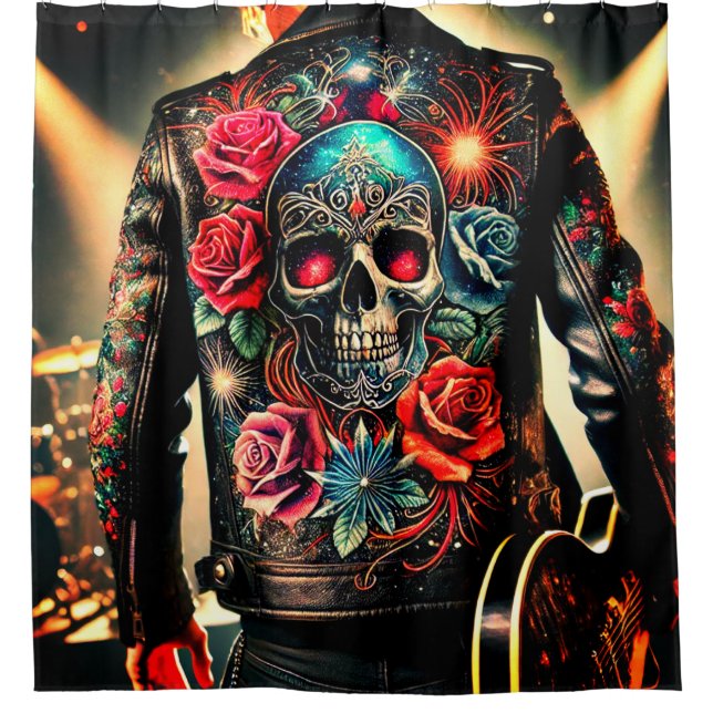 Cortina De Ducha Calavera (Anverso)