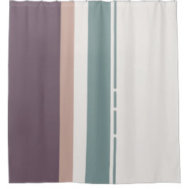 Cortina De Ducha Calm Neutral Stripes – Modern Bathroom Aesthetic