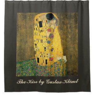 Cortina De Ducha ¡Cambiar el color! El beso de Klimt, arte vintage