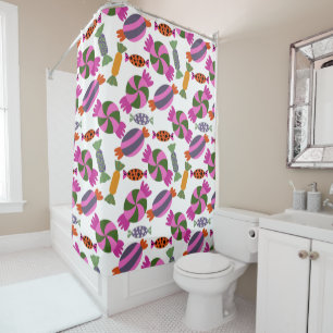 Cortina De Ducha Candy pattern Lollies pattern lollipop 6