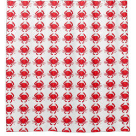 Cortina De Ducha Cangrejo rojo Maryland Cangrejos Ocean Beach Showe