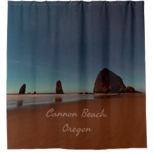 Cortina De Ducha Cannon Beach Oregon Haystack Rock
