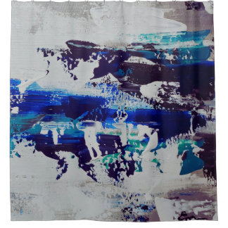 Cortina De Ducha Canvas Print Brise | Art abstrait contemporain 