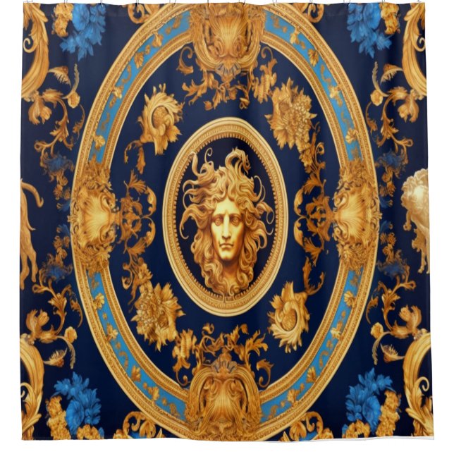 Cortina De Ducha Cara romana (Anverso)