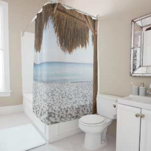 Cortina De Ducha Caribbean Beach Blis #3 #wall #art