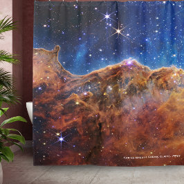Cortina De Ducha Carina Nebula Cosmic Cliffs James Webb Hi-Res