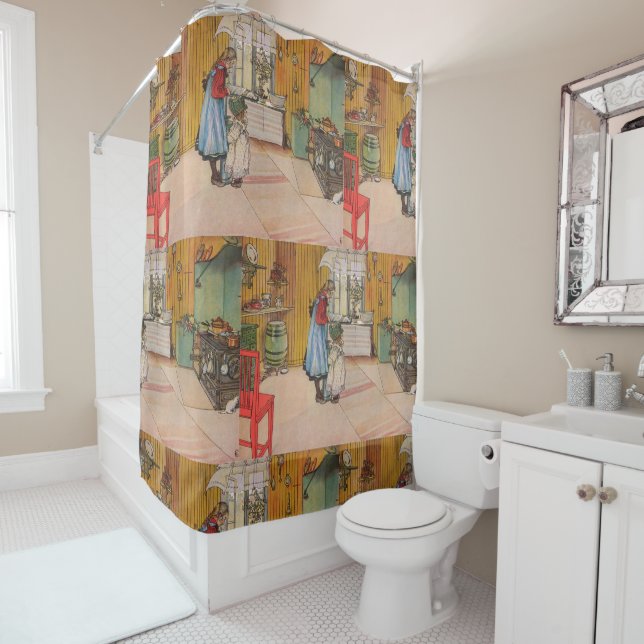 Cortina De Ducha Carl Larsson La Cocina (In situ)