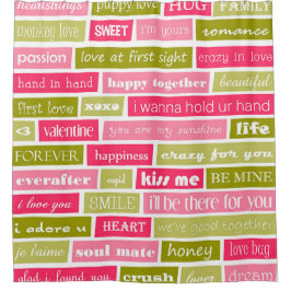 Cortina De Ducha Cartas de amor