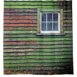 Cortina De Ducha Casa antigua y ventana