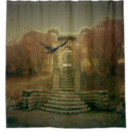 Cortina De Ducha Casa embrujada