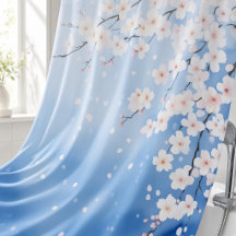 Cascada de flor de cerezo al estilo japonés en acu