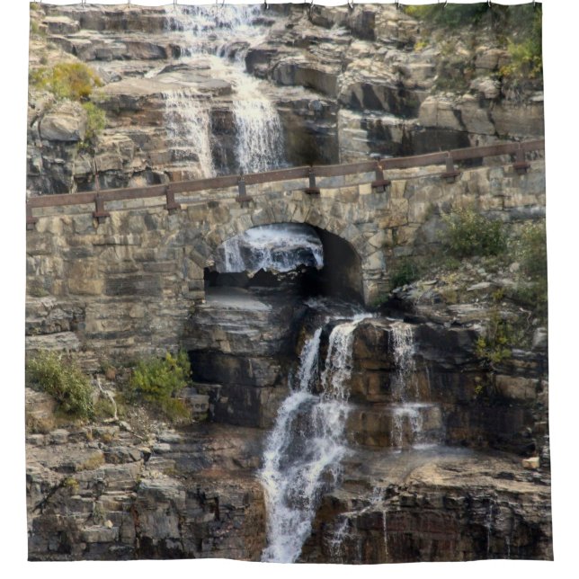 Cortina De Ducha Cascading Through Stone (Anverso)