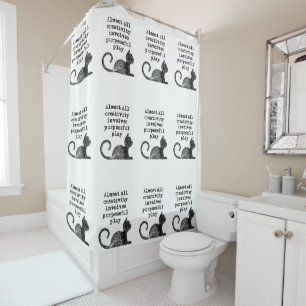 Cortina De Ducha Casi toda la creatividad implica juego intencional