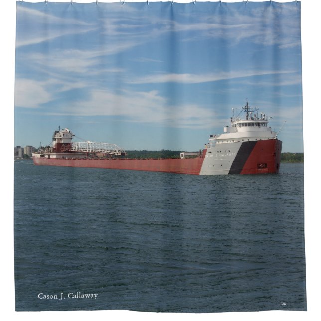 Cortina de ducha Cason J. Callaway (Anverso)