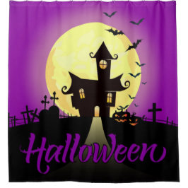 Cortina De Ducha Castillo de Halloween Haunted